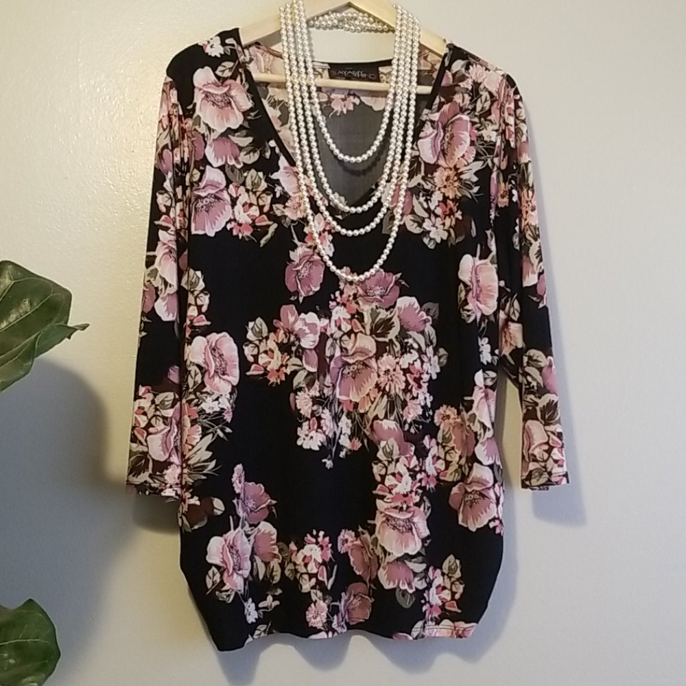 Black Vneck Shirt